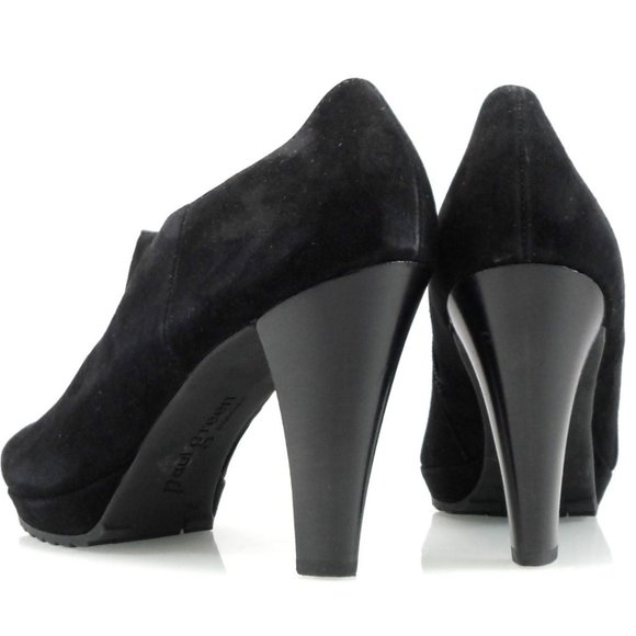 NIB$295 Paul Green Karina Suede Dress Ankle Booties Platform Heels 7.5, US 10 - Picture 4 of 10